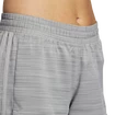 Short pour femme adidas  Pacer 3-Stripes Woven Heather Shorts Mgh Solid Grey