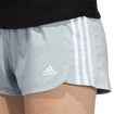 Short pour femme adidas  Pacer Woven 3-Stripes Magic Grey