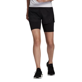 Short pour femme Adidas Run Fast 2in1 Shorts Black