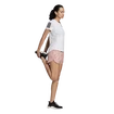 Short pour femme adidas  Run Fast Radically Reflective Running Wonder Mauve