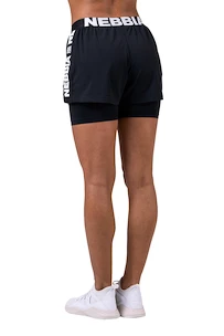 Short pour femme Nebbia Hero Fast&Furious Double Layer shorts 527 black