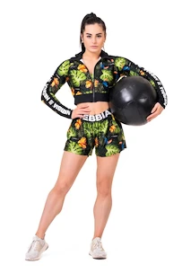 Short pour femme Nebbia  High-energy double layer shorts 563 jungle green