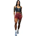 Short pour femme Nebbia NEBBIA x OLYMPIA Washed High Waisted Leggings Shorts HERITAGE 780 red