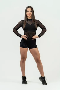 Short pour femme Nebbia  Women's Compression High Waist Shorts Leg Day 832 Black M