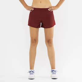 Short pour femme Salomon Cross Rebel 4" Short Cabernet