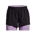 Short pour femme Under Armour  Iso-Chill Run 2N1 Short-GRY S/M