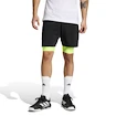 Short pour homme adidas  Club 2In1 Short Black/Lucid Lemon