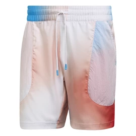 Short pour homme adidas Melbourne Ergo Printed Shorts White/Red