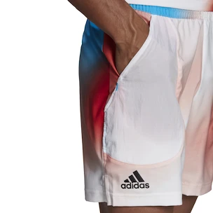 Short pour homme adidas  Melbourne Ergo Printed Shorts White/Red