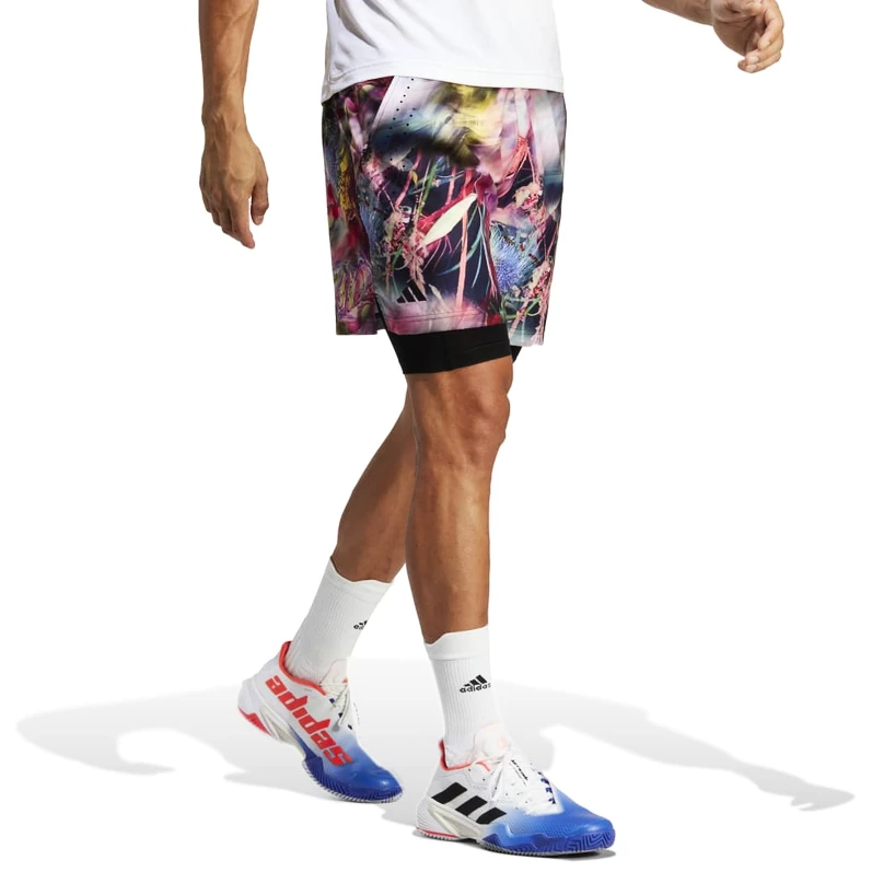 Short pour homme adidas Melbourne Ergo Tennis Graphic Shorts Multicolor Black XXL Sportega