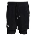Short pour homme adidas  Melbourne Tennis Two-in-One 7-inch Shorts Black  XXL