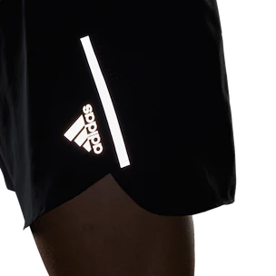 Short pour homme adidas  Run Fast Reflective Split Shorts Black