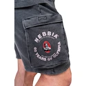 Short pour homme Nebbia NEBBIA x OLYMPIA Washed Loose Fit Cargo Shorts LEGACY 787 black