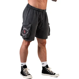 Short pour homme Nebbia NEBBIA x OLYMPIA Washed Loose Fit Cargo Shorts LEGACY 787 black