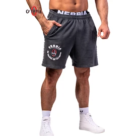 Short pour homme Nebbia NEBBIA x OLYMPIA Washed Sweat Shorts LEGEND 786 black