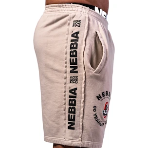 Short pour homme Nebbia NEBBIA x OLYMPIA Washed Sweat Shorts LEGEND 786 light grey XL
