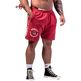 Short pour homme Nebbia NEBBIA x OLYMPIA Washed Sweat Shorts LEGEND 786 red