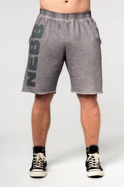 Short pour homme Nebbia Washed-off Gym Sweatshorts NO BS Light Grey