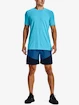Short pour homme Under Armour  Knit Woven Hybrid Shorts-BLU
