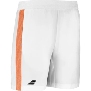 Shorts pour enfant Babolat  Play Short Boy White/Orange 8 - 10 let