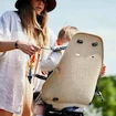 Siège de vélo Urban Iki  BIO Rear seat Carrier mounting Oishi Beige/Bincho Black