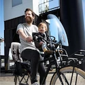 Siège de vélo Urban Iki  Rear seat Carrier mounting Koge Brown/Bincho Black