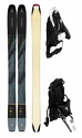 Skis alpins Atomic N Backland 107 Black/Metalic + Ceintures + fixations