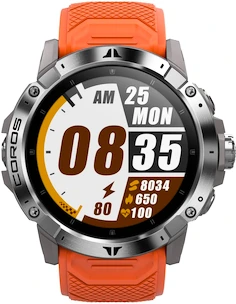 Smartwatch Coros  VERTIX 2 GPS, Silver/Lava