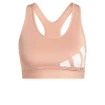 Soutien-gorge pour femme adidas  Believe This Medium Support Workout Logo Ambient Blush