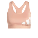 Soutien-gorge pour femme adidas  Believe This Medium Support Workout Logo Ambient Blush