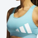 Soutien-gorge pour femme adidas  Believe This Medium Support Workout Logo Mint Ton