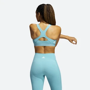 Soutien-gorge pour femme adidas  Believe This Medium Support Workout Logo Mint Ton