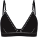 Soutien-gorge pour femme Icebreaker  W Siren Bra BLACK