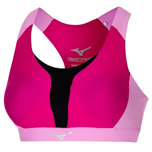 Soutien-gorge pour femme Mizuno  High Support Bra Pink Peacock S