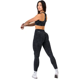 Soutien-gorge pour femme Nebbia NEBBIA x OLYMPIA Washed Medium-Support Sports Bra GOLDEN AGE 778 black