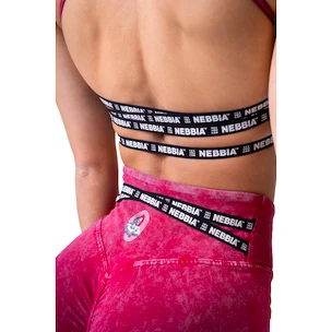 Soutien-gorge pour femme Nebbia NEBBIA x OLYMPIA Washed Open Back Sports Bra LEGACY 779 red