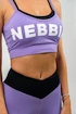 Soutien-gorge pour femme Nebbia Soutien-gorge de sport double couche FLEX Violet