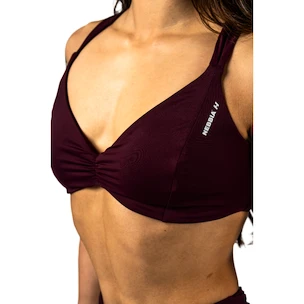 Soutien-gorge pour femme Nebbia STRONG BEAUTY Sports Bra 424 dark red