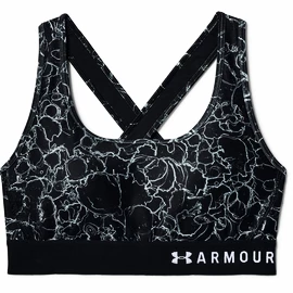 Soutien-gorge pour femme Under Armour Mid Crossback Printed Black