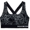 Soutien-gorge pour femme Under Armour  Mid Crossback Printed Black  XS