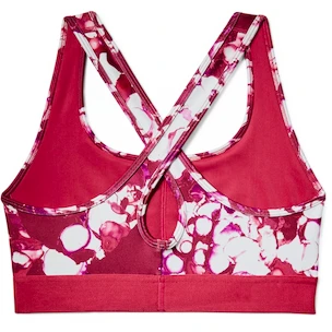 Soutien-gorge pour femme Under Armour  Mid Crossback Printed Pink  XS