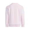 Sweat-shirt pour enfant adidas  Graphic Crew Neck Clear Pink