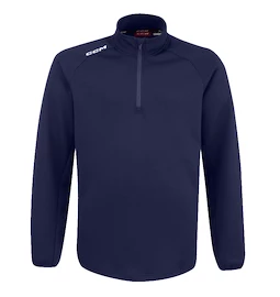 Sweat-shirt pour enfant CCM LOCKER ROOM FLEECE 1/4 ZIP True Navy