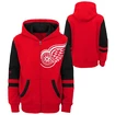 Sweat-shirt pour enfant Outerstuff  FACEOFF FULL ZIP FLEECE HOODIE DETROIT RED WINGS