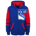 Sweat-shirt pour enfant Outerstuff  FACEOFF FULL ZIP FLEECE HOODIE   NEW YORK RANGERS