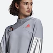Sweat-shirt pour femme adidas  Space Hoodie Halo Silver
