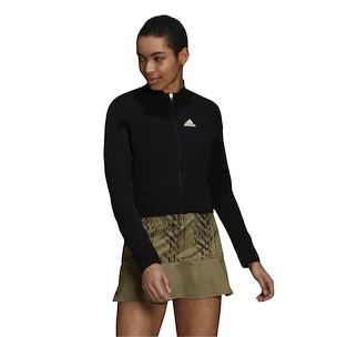 Sweat-shirt pour femme adidas  Tennis Primeknit Jacket Primeblue Aeroready Black
