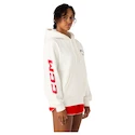 Sweat-shirt pour femme CCM  Athleisure Hood Blanc