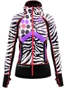 Sweat-shirt pour femme Crazy Idea  Oxygen Light Black/Zebra