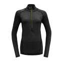 Sweat-shirt pour femme Devold  Running Woman Zip Neck Anthracite